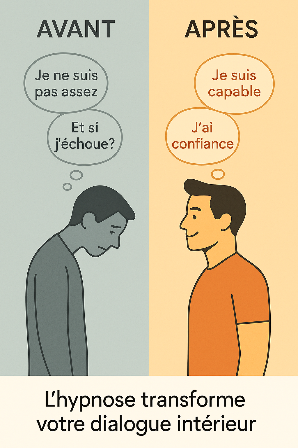 dialogue intérieur hypnose confiance